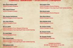 Coventry 2018 District Champs